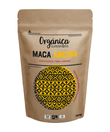 Organic Andean Maca Label