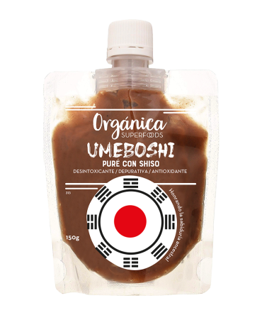 Organic umemboshi paste with shiso