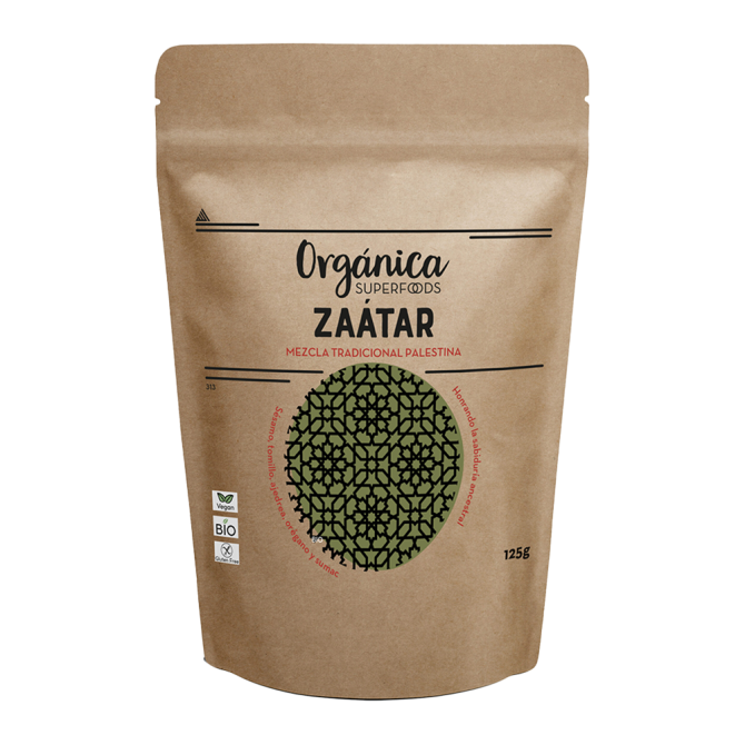 Organic Zaatar Label